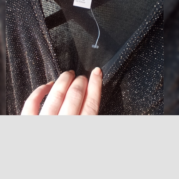 ❤️❤️❤️ Forever 21 Black and Gold Metallic Jumpsuit - Picture 10 of 14